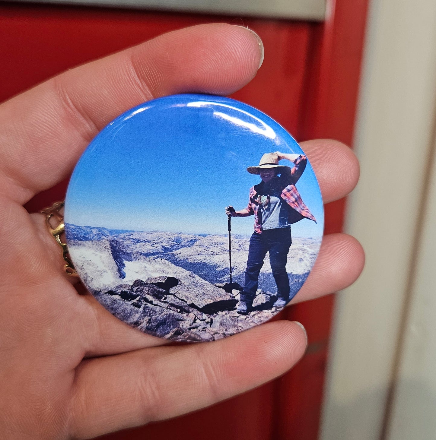 Custom Round Photo Magnet - Set of 3