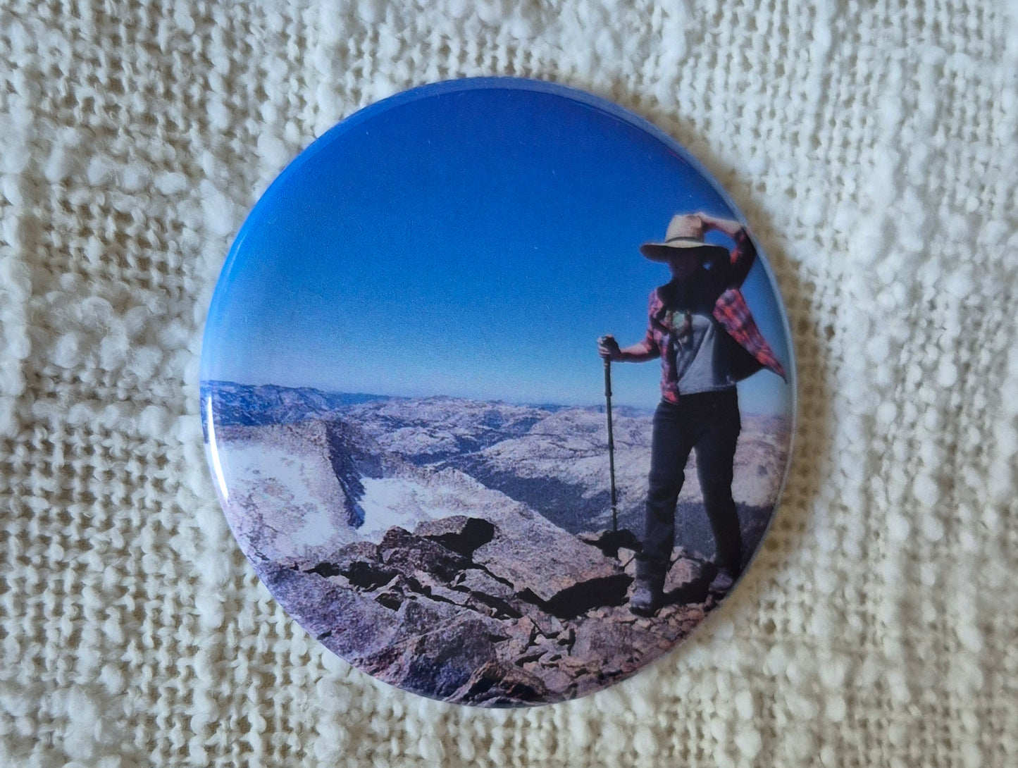 Custom Round Photo Magnet - Set of 9