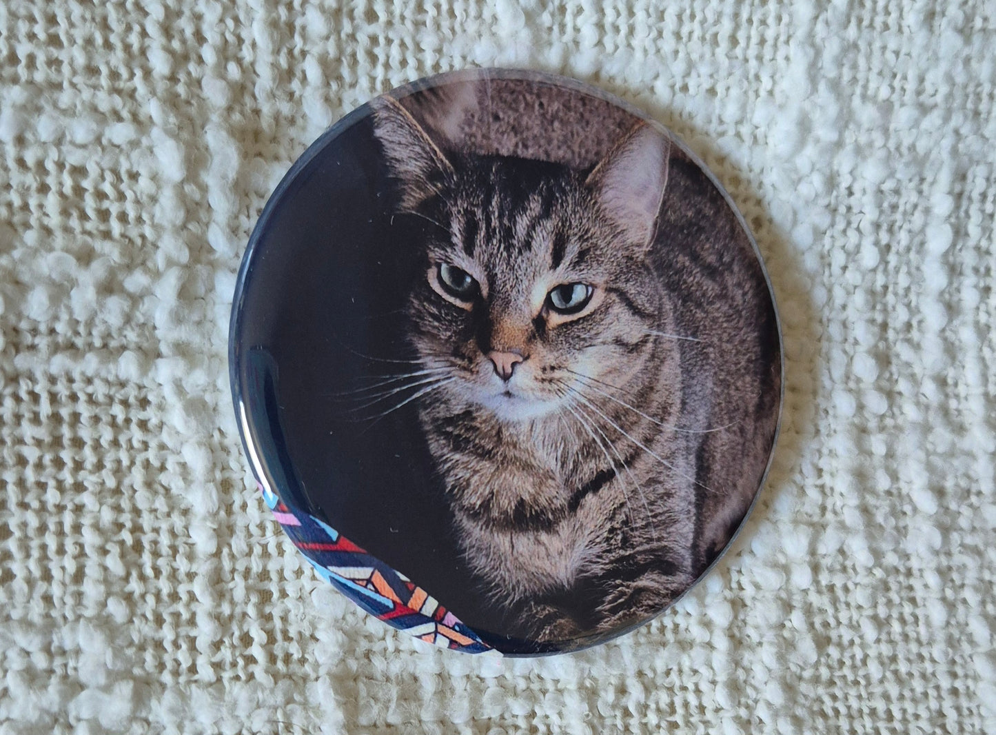 Custom Round Photo Magnet - Set of 9